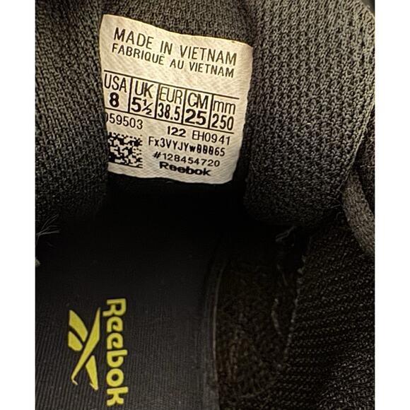 Reebok All Black, Gray Logo, Dmx Max Walk Ultra 7 DMX Walking, Size 8 - Picture 6 of 7